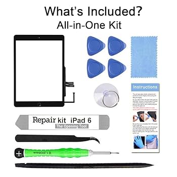 Apple - Korek　ipad Amazon.com: Touch Screen Digitizer + Home Button Replacement